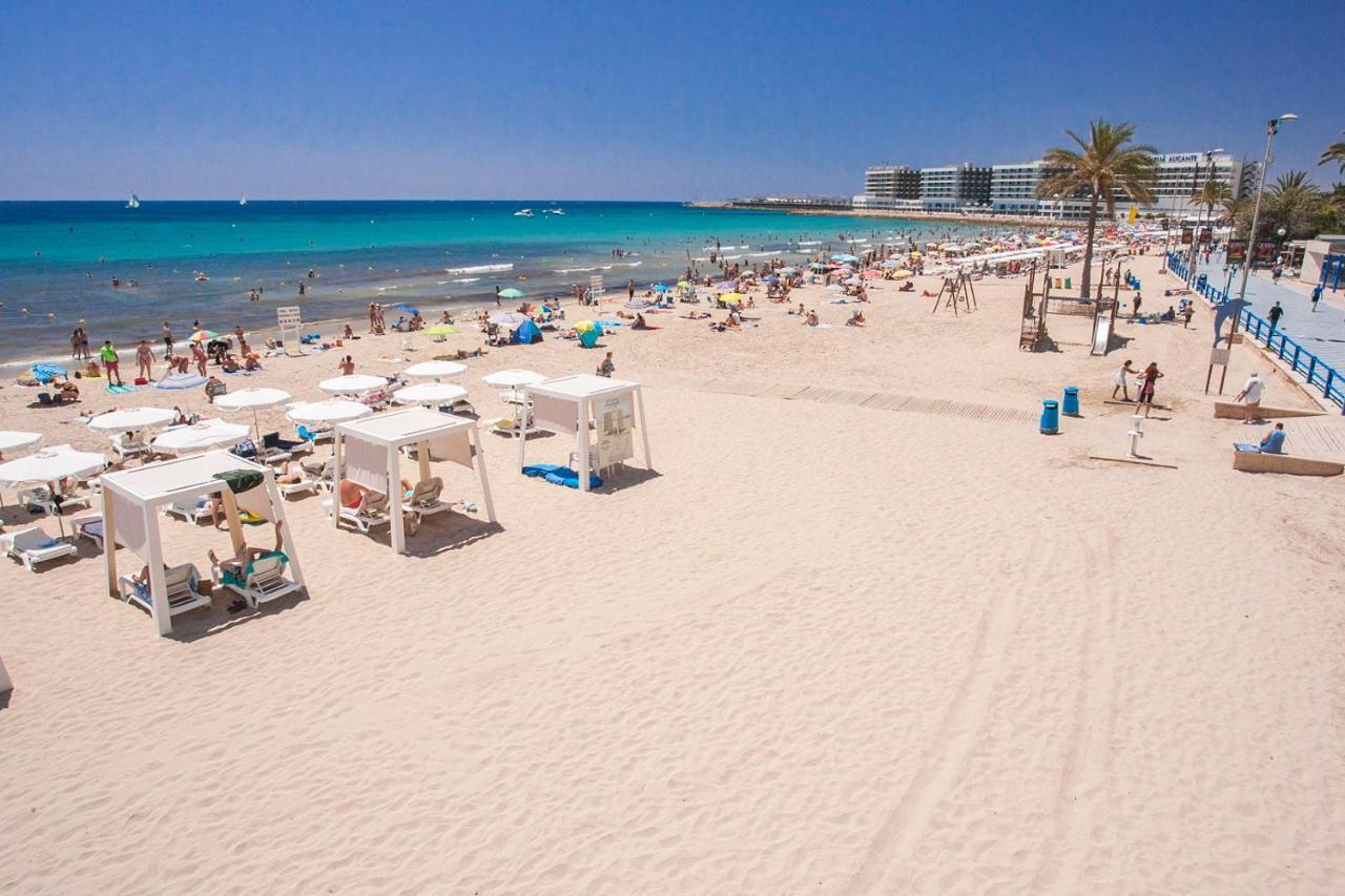 Large Apartment With Large And Sunny Terrace - Garden & Outdoor Gym , Alicante Center Bagian luar foto